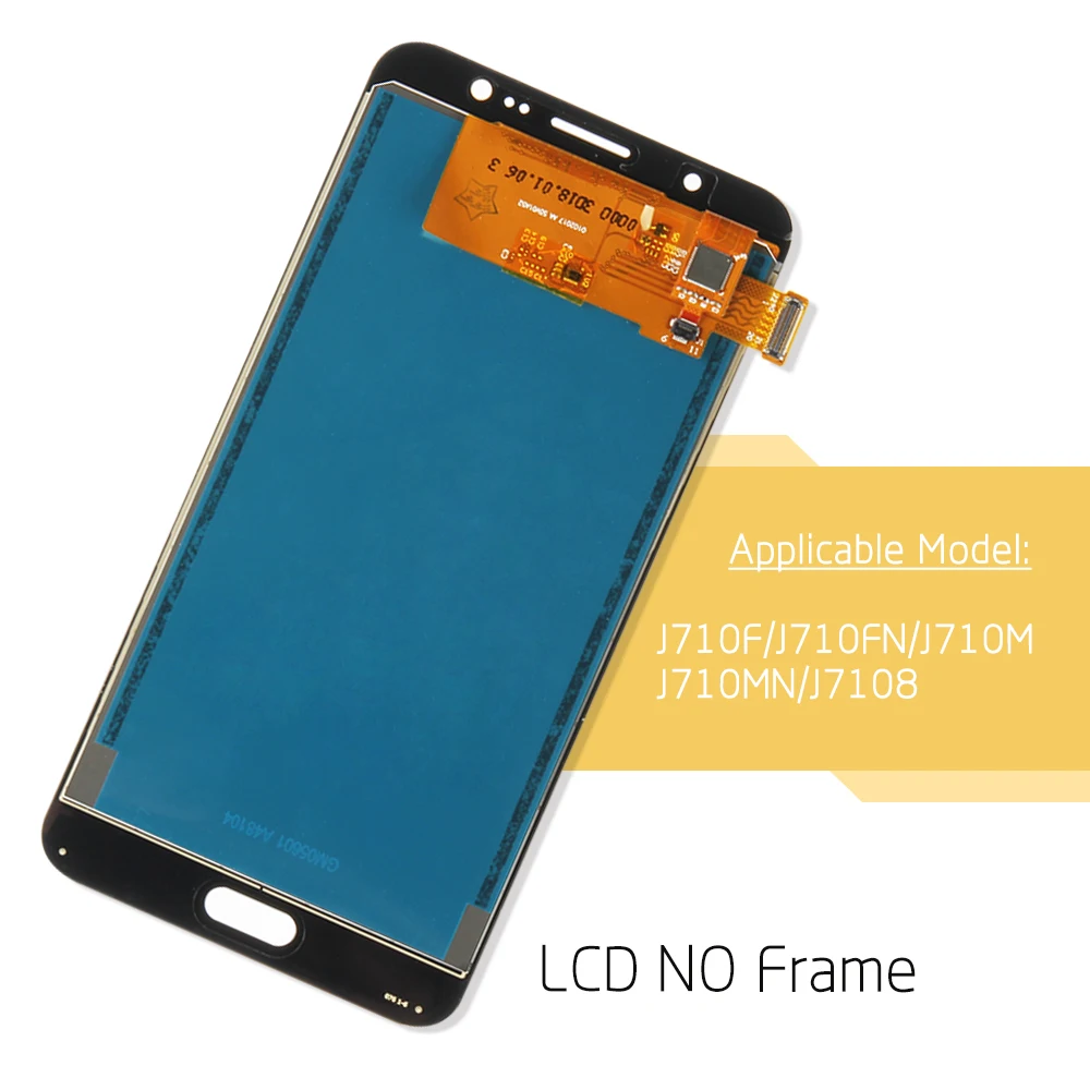 AMOLED/TFT для Samsung Galaxy J7 2016 J7108 ЖК дисплей J7109 сенсорный экран дигитайзер стекло в