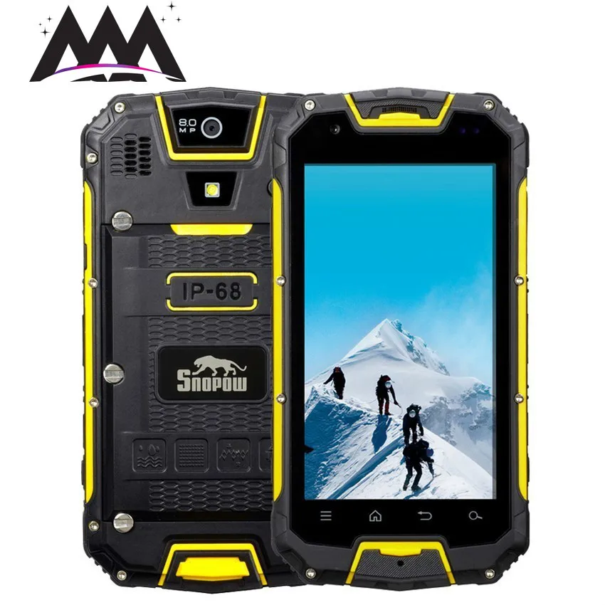 

Snopow M5 IP68 Waterproof shockproof mobile phone 2GB+16GB 4.5" Android 5.1 PPT NFC OTG 13.0MP Dual SIM 4G LTE Smartphone