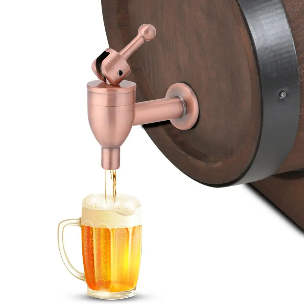 Copper Wine Barrel Spigot Beverage Bar Drink Dispenser Faucet Tap For