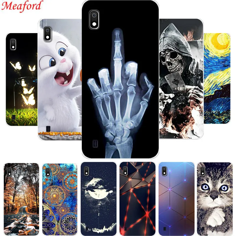 

Popular Case For Samsung Galaxy A10 Case 6.2'' Silicone Cool Print Soft TPU Back Cover For Samsung A10 Phone Case A 10 Funda