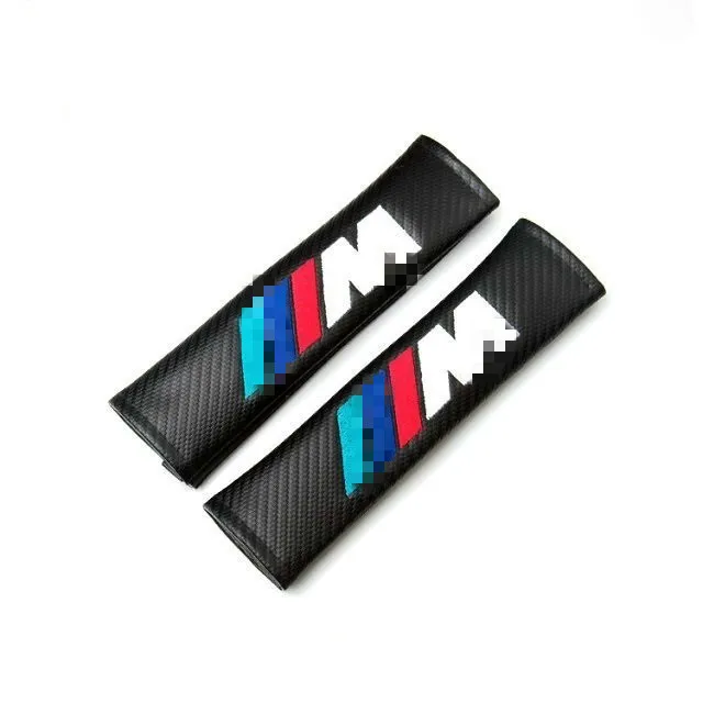 

For BMW 1 Series 3 Series 5 series x3x5 M seat belt sheath movement modified carbon fiber leather safety belt shoulder protector