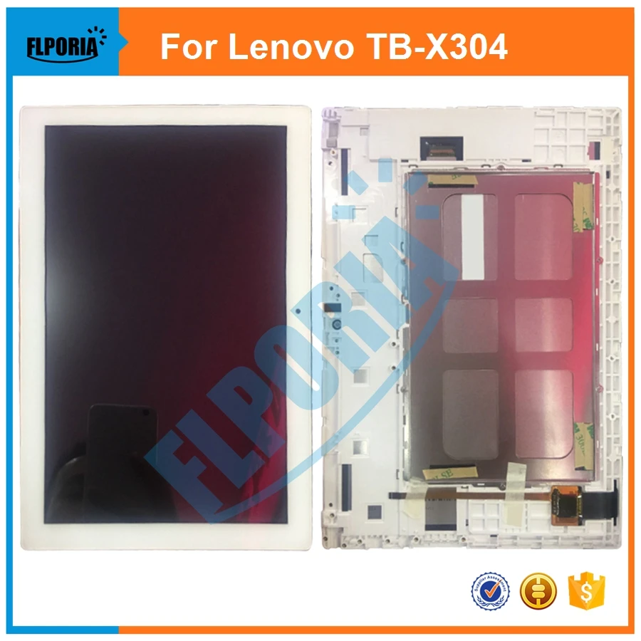 

For Lenovo Tab 4 TB-X304L TB-X304F TB-X304 X304 LCD Display With Touch Screen Digitizer Assembly With Frame Replacement Parts