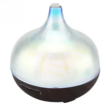 

110-240v 400ML 3D Ultrasonic Air Humidifier Colorful LED light Aroma Diffuser Essential Oil Diffuser Aromatherapy US New
