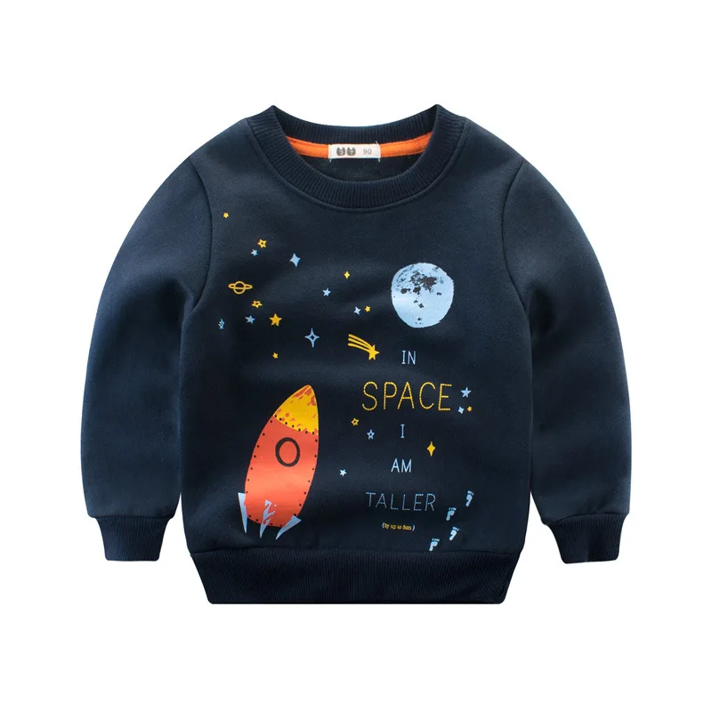 

Casual Toddler Boys Sweatshirt Kids Clothes Spring 2019 Children Printed Long Sleeve Tops Baby Sweat Shirt Enfant Garcon Moleton