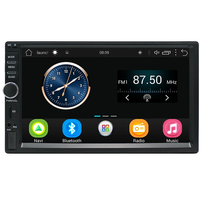 Clearance Zeepin 2din Android Car Radio Stereo 7"1024*600 Universal Car Player GPS Navigation Wifi Bluetooth Am FM Radio Audio Player 1