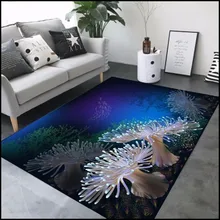 6 мм квадратный 3D ковер короткий плюшевый тканевый коврик для дивана коврик для гостиной ковер для спальни украшение дома