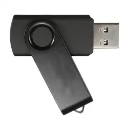 USB Memory Stick 3,0 64 ГБ Memory Stick флеш-накопитель вращающийся Data Stick подарок черный