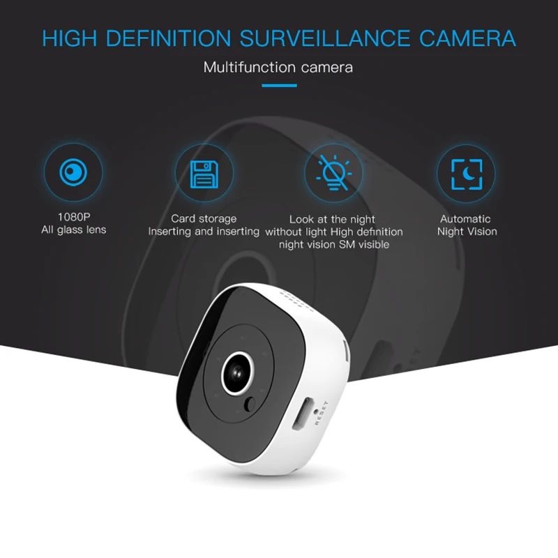 H9 HD 1080 P Мини wifi камера беспроводная смартфон приложение инфракрасная микро CCTV