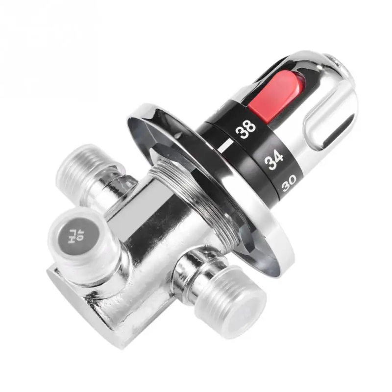 Твердый латунный клапан элемент термостатический горячая/холодная вода смешивание контроль температуры клапан для домашней воды термостатический нагреватель клапан