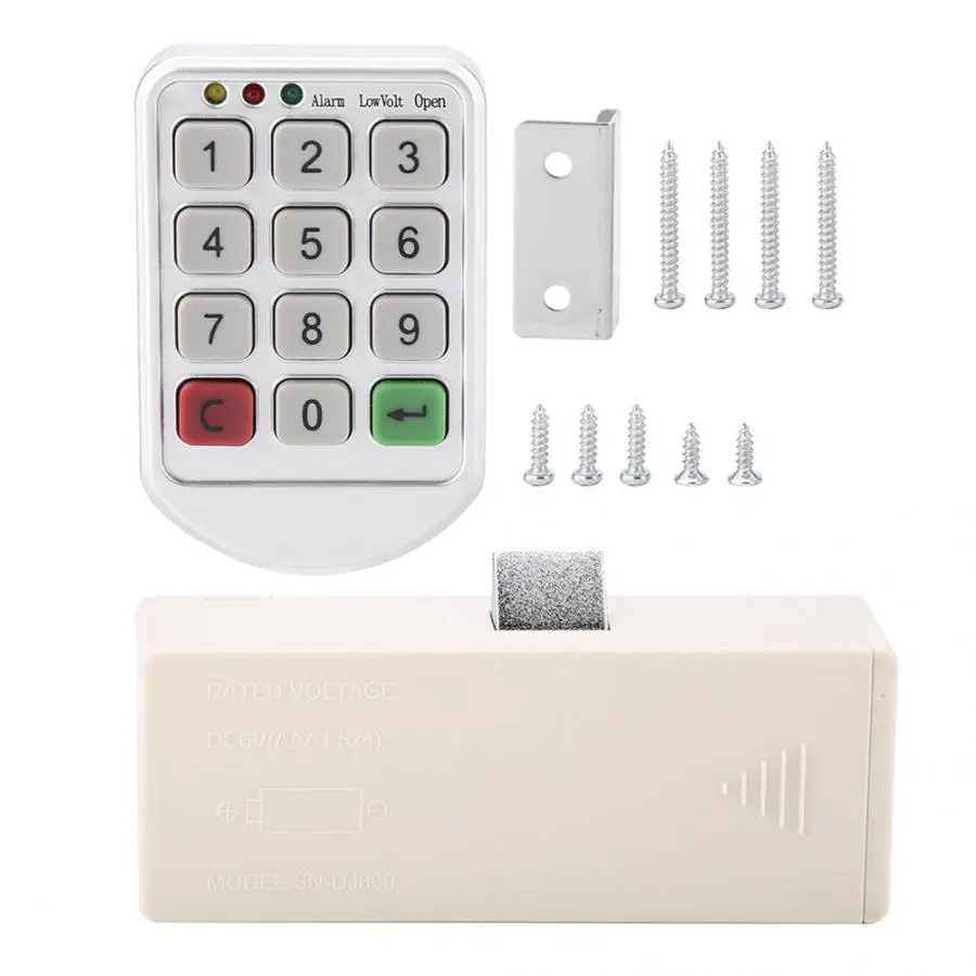 

Password Lock Platic Panel Digital Electronic Intelligent Password Keypad Number Cabinet Door Code Lock serrure electronique