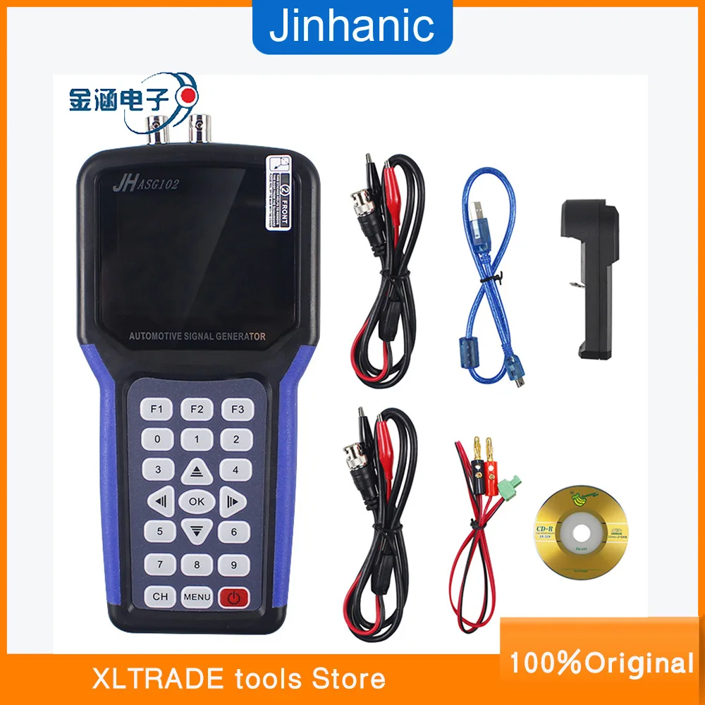 Jinhan ASG102 цифровые ручные генераторы сигналов 2 канала JHASG102 автомобильный комплект