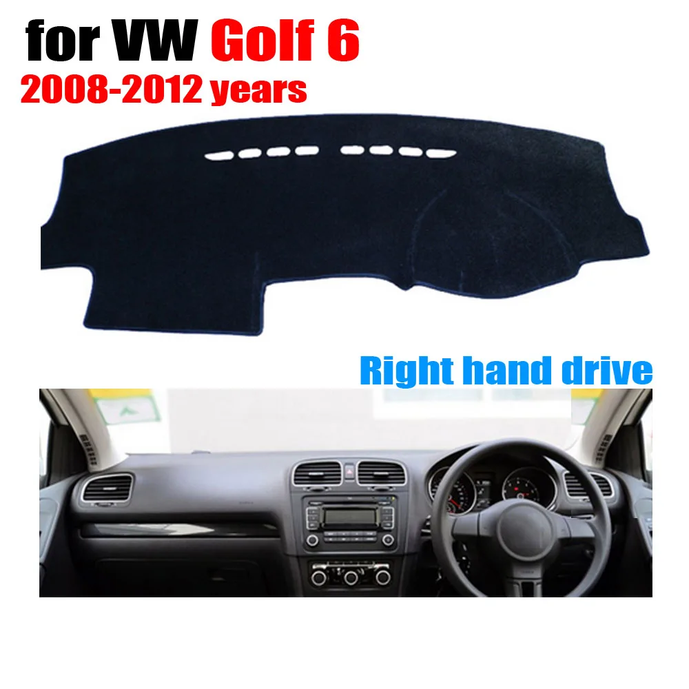 Приборная панель автомобиля охватывает коврик для Volkswagen VW GOLF 6 /GTI 2008-2012 правый