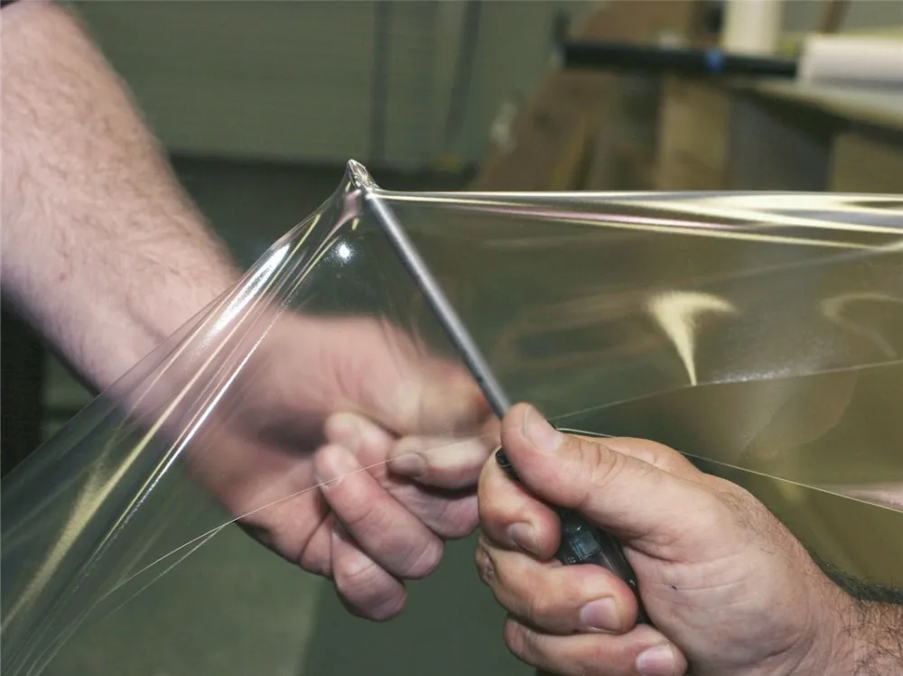  3 Layers PPF Clear Auto Protective Film Vinyl Wrap Car Paint Protection Film For Car Bumper Motorcy