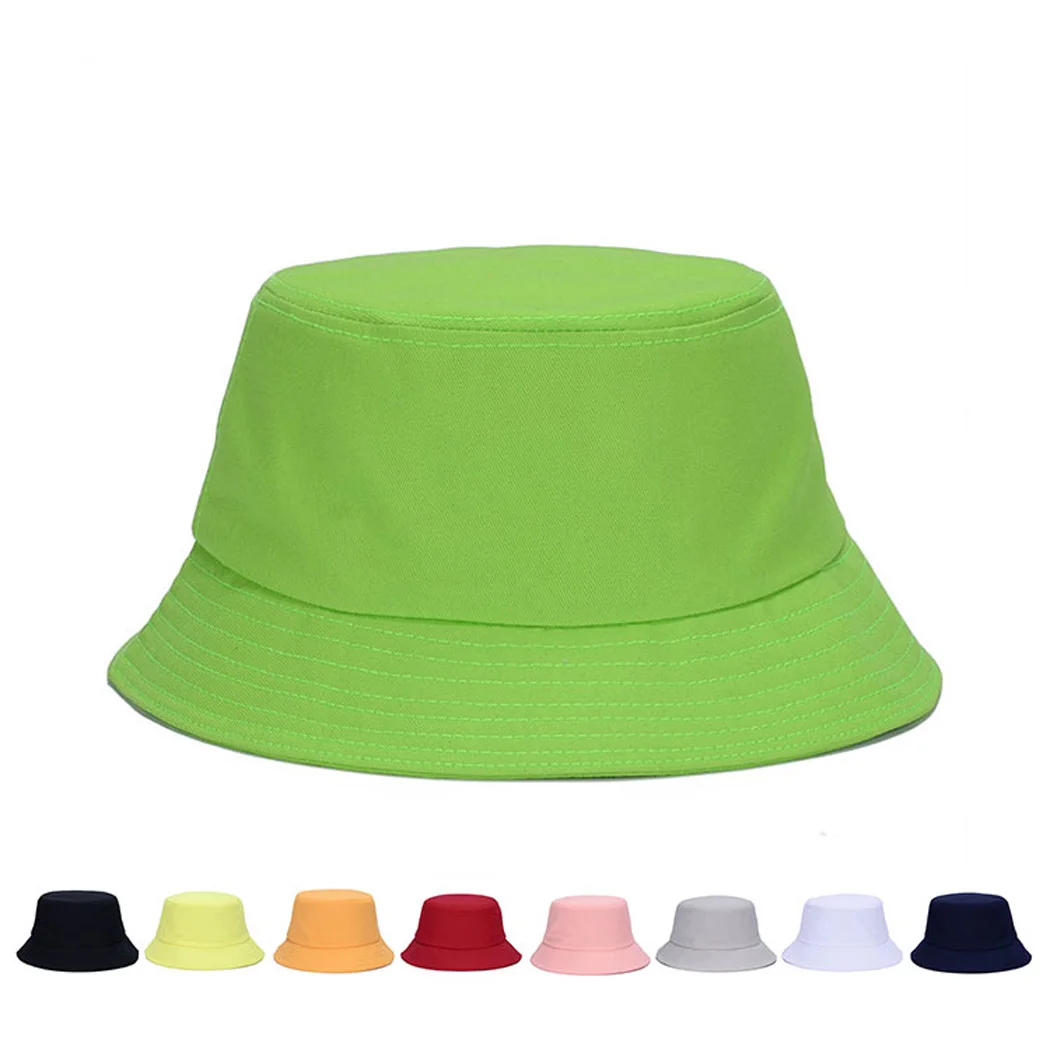 

Men And Women Simple Hip Hop Folding Bucket Caps Fisherman Hat Street Denim Unisex Cap Travel Holiday Camping Sun Hats