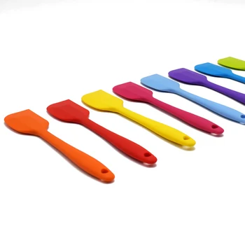 

Kitchen Silicone Cream Butter Cake Spatula Baking Pastry Tools Mixing Batter Scraper Brush Butter Mixer Cake Brushes Gadgets