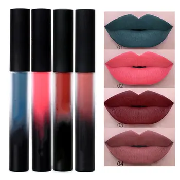 

8 Colors Waterproof Lip Gloss Lip Tint Cosmetic Lipstick Lipgloss Sexy Matte Liquid Lipstick Nude Makeup