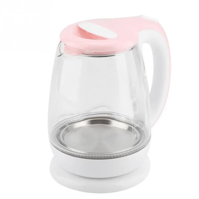 

Hot1.8L Glass 1500W 220V Electric Kettle Auto-off Electric High Borosilicate Glass with Blue LED light Kettle Kitchen Appliances