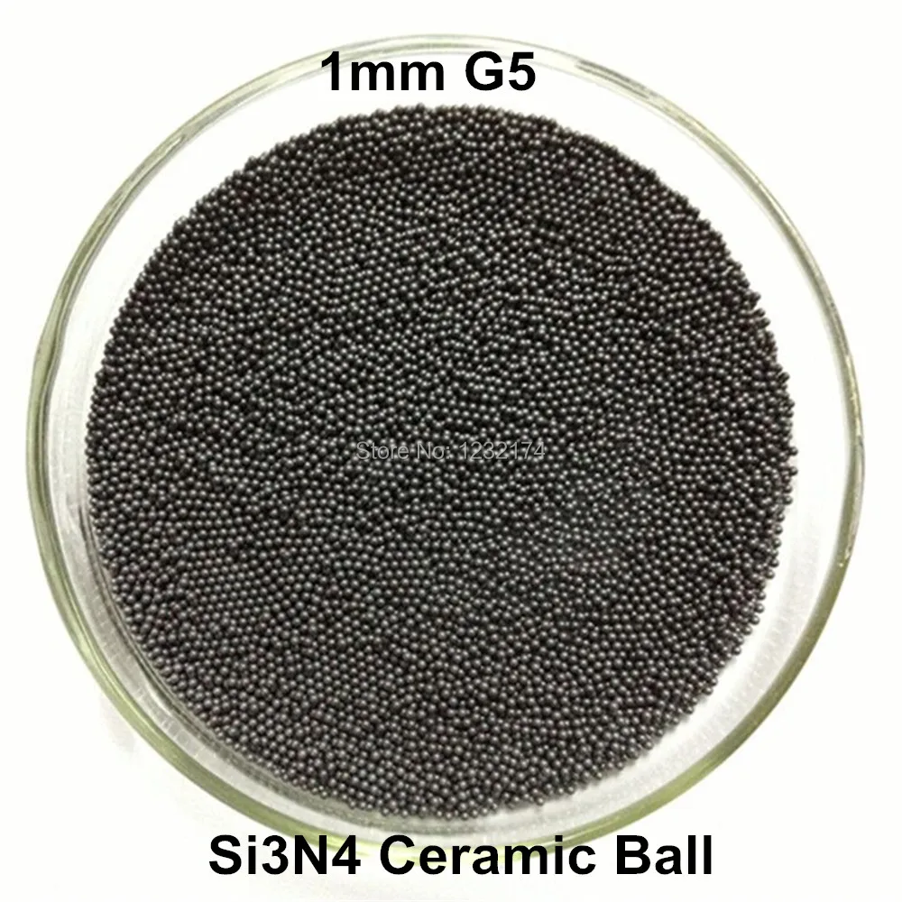 

1mm Silicon Nitride Ceramic Balls Si3N4 G5 used in Bearing,Pump, Valve ball, linear slider, etc. 1mm ceramic bearing ball