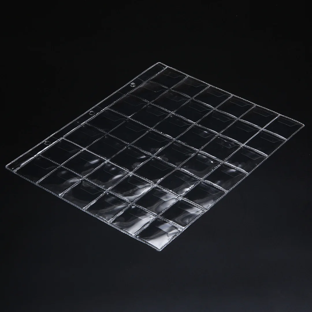 

1Pc 20/30/42 Plastic Storage Pages Holders Folder Sheets For Classic Coin Collection Money Case