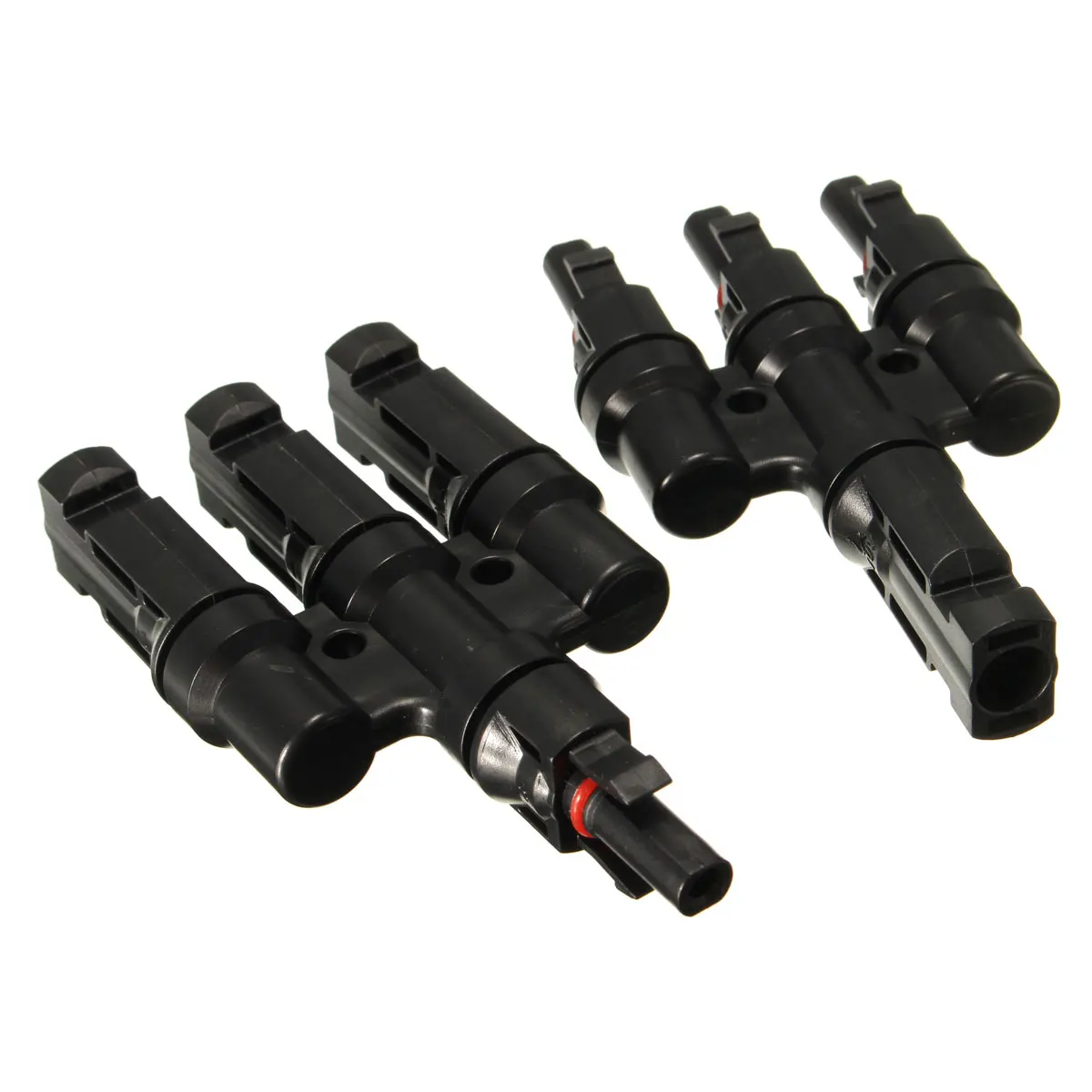 2 Pcs set 3 Branch MC4 Connector Male and Female MC4 Solar Panel Connectors Terminals