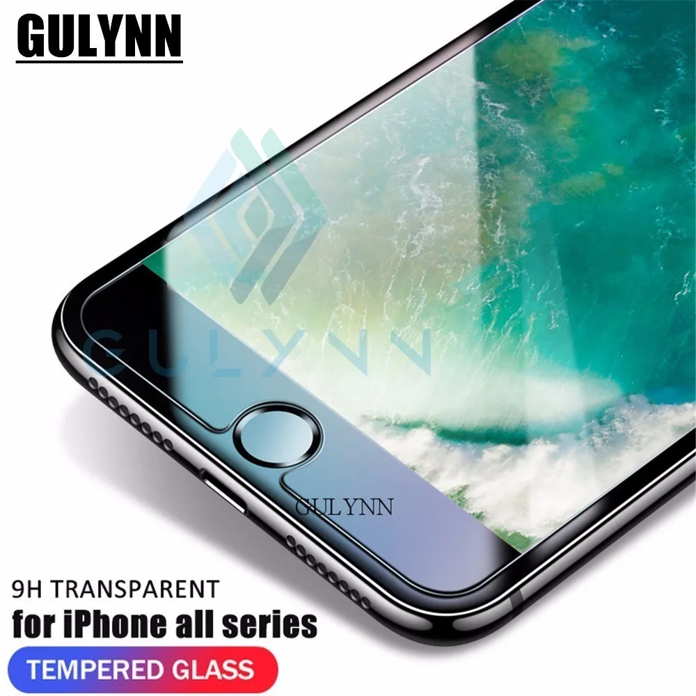 Взрывозащищенное Закаленное стекло для iPhone 6 7 8 Plus 6s 4 S 5S SE X XS Max XR защита экрана