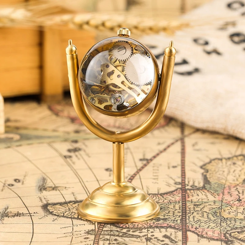 Top Transparent Smooth Globe Luxury Spinning Gold Prize Cup