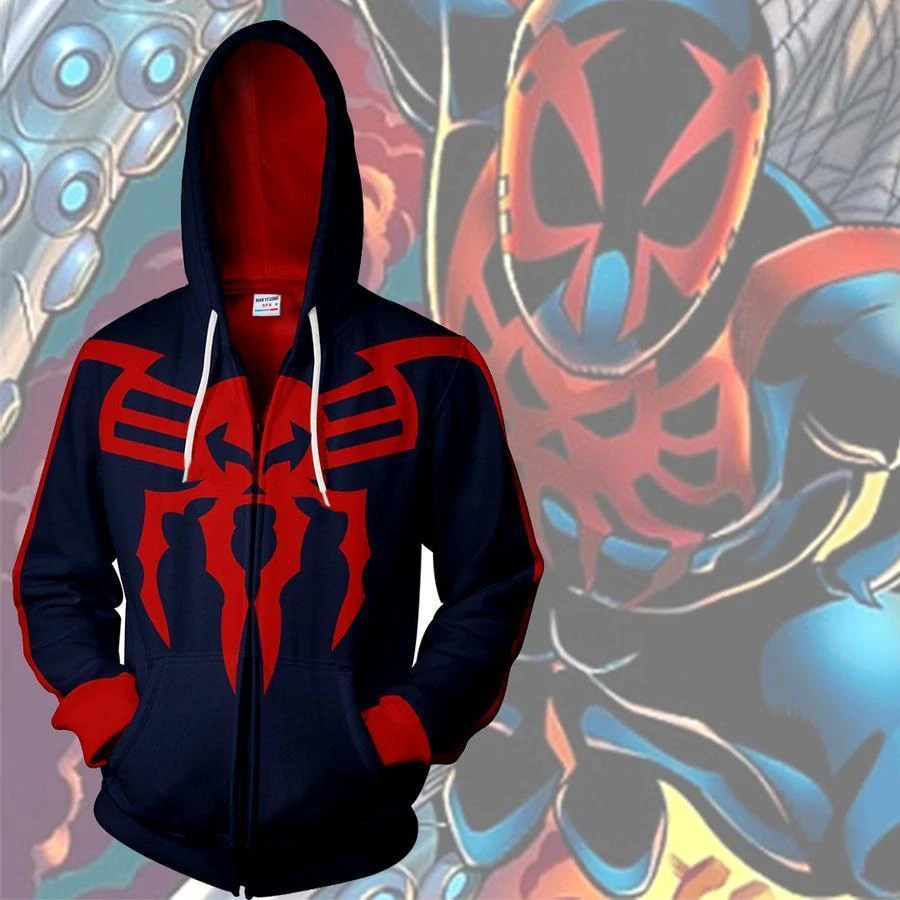 spider man 2099 hoodie