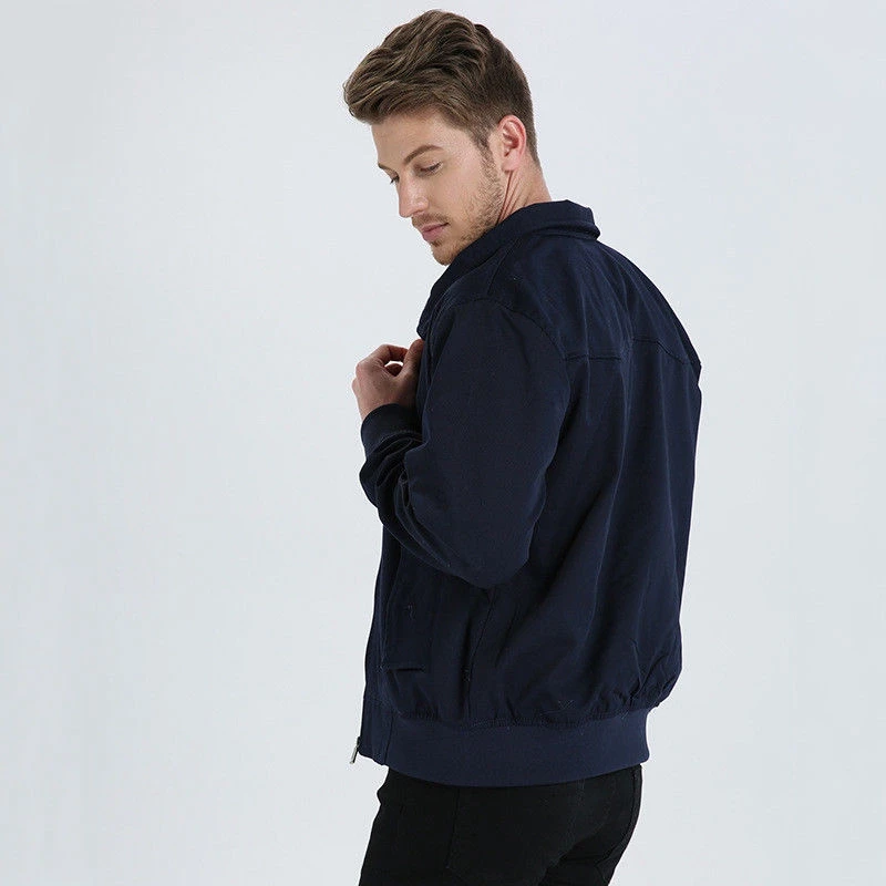 S M L XL New Mens Classic Retro Scooter Harrington Winter Bomber Jacket Size