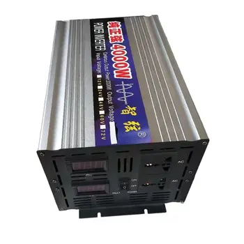 

Peak 4000W Pure Sine Wave Inverter OFF Grid Solar System Power Inverter DC12V/24V to AC 110V 60HZ Japan/USA/CA