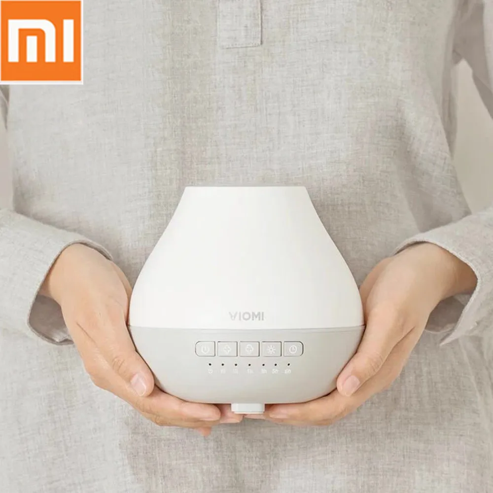 

Xiaomi Viomi Aromatherapy Diffuser Ultrasonic Air Humidifier Led Light Air Purifier oil diffuser Warm Mist Timed Air dampener