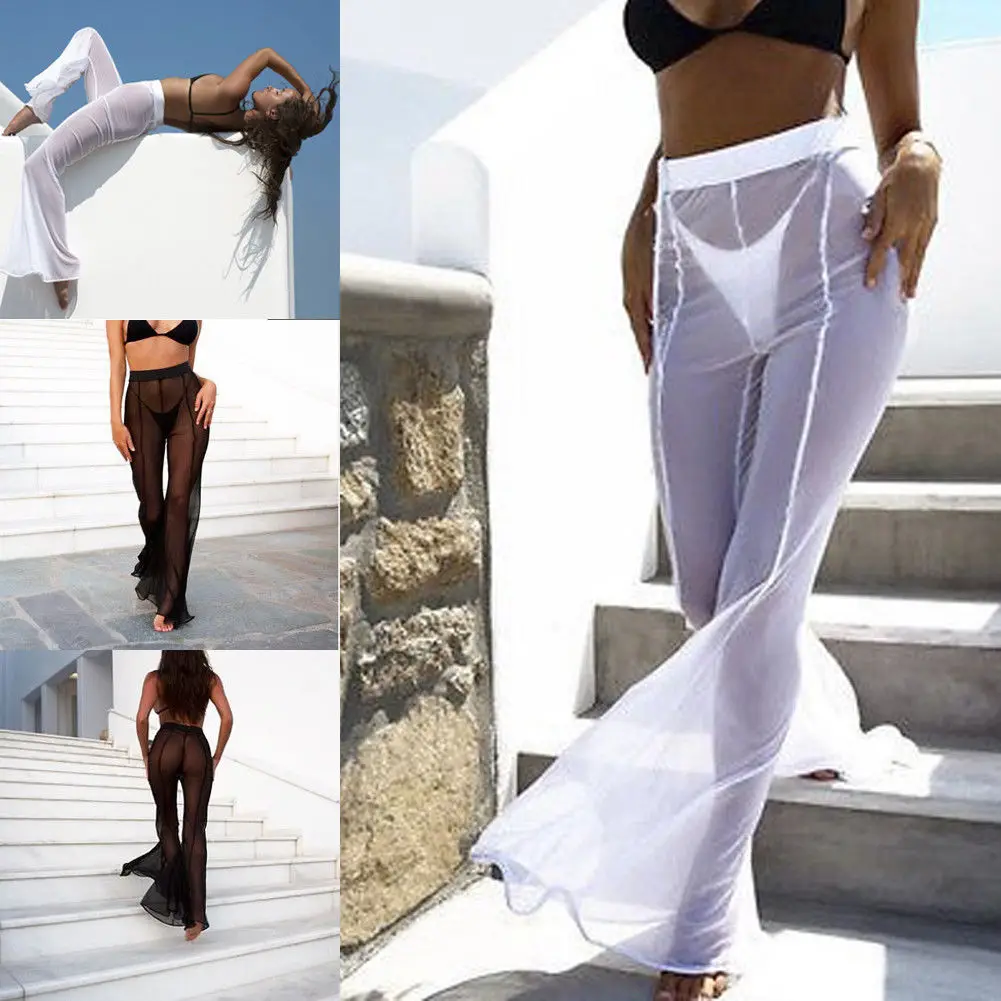 mesh swim pants cover up