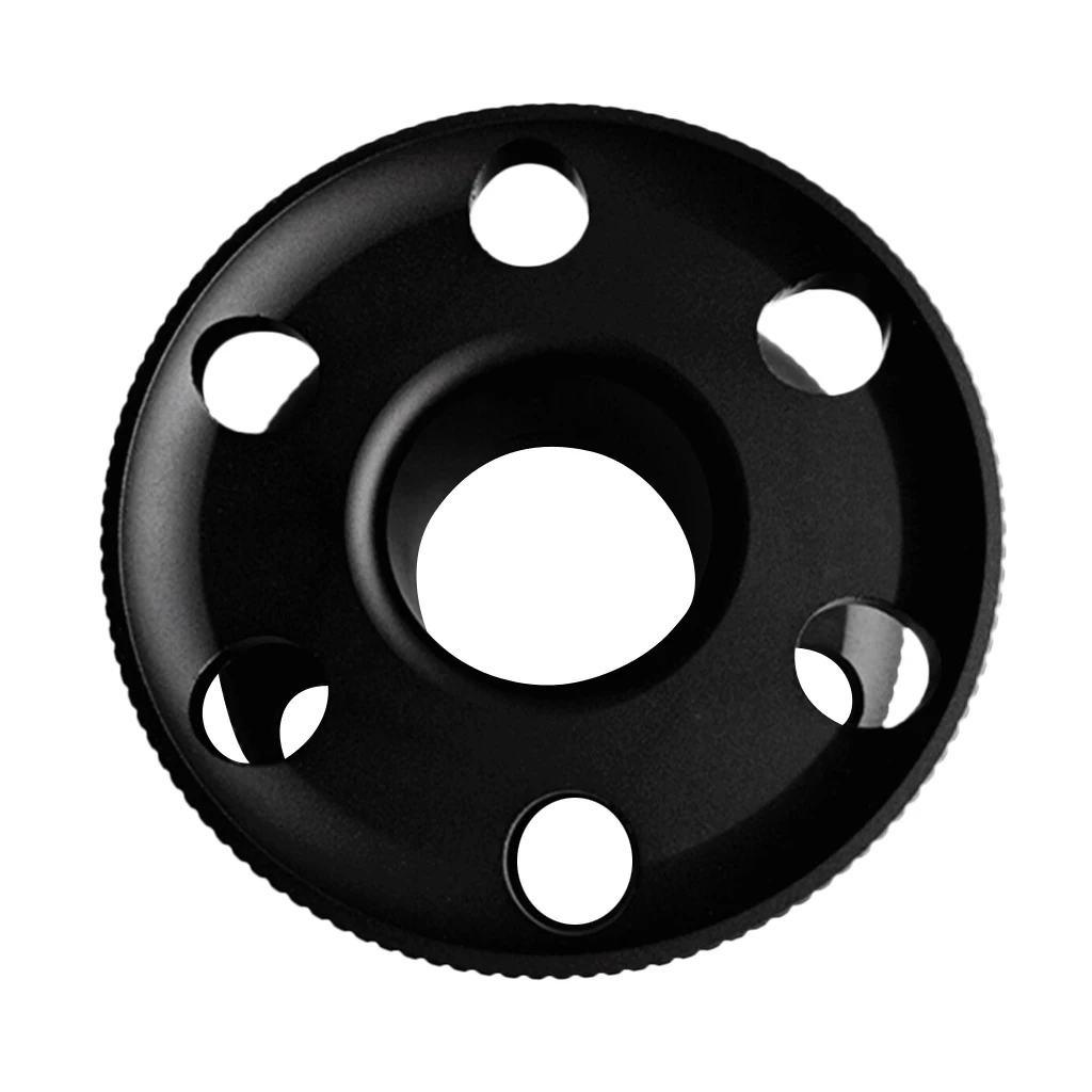 

Small Lightweight Aluminum Alloy Scuba Diving Diver Compact Finger Reel Guide Line Spool Gear Black