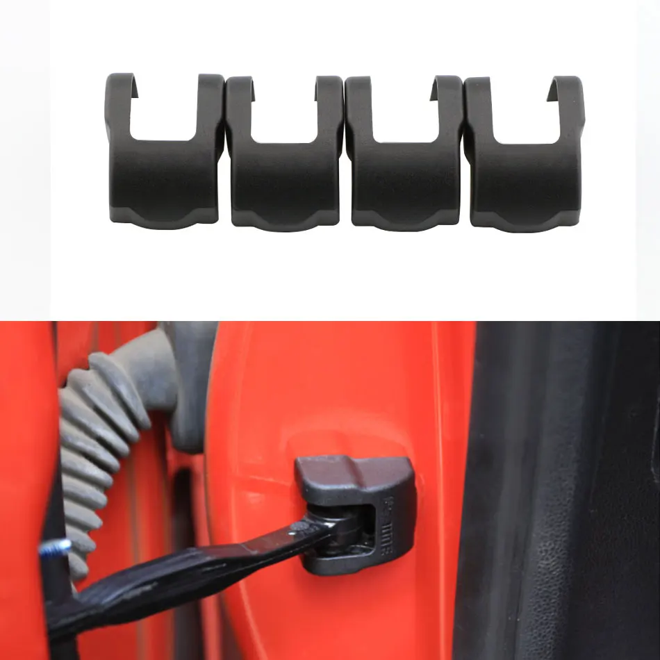 

Jameo Auto 4Pcs/Set ABS Car Door Stopper Protection Cover for Peugeot 2008 3008 508 208 301 508 for Citroen C-Quatre Accessories