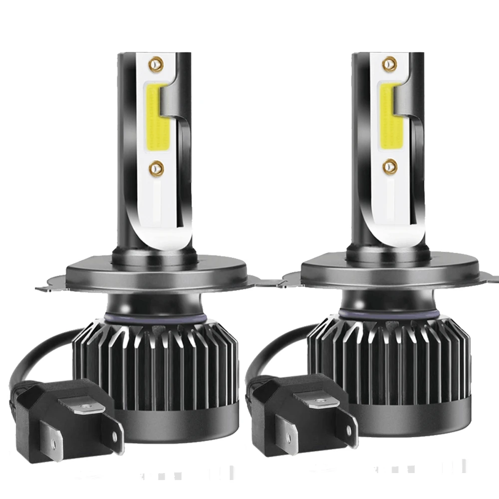 

For Car Lighting 2pcs H4 2LED COB 200W 20000LM Headlight 6000K White Car LED Headlamp Conversion Kit High Low Beam G2 Mayitr