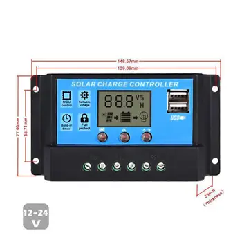 

Specifically Designed Solar Panel Battery Protection Circuit Charge Controller low cost 12V/24V auto