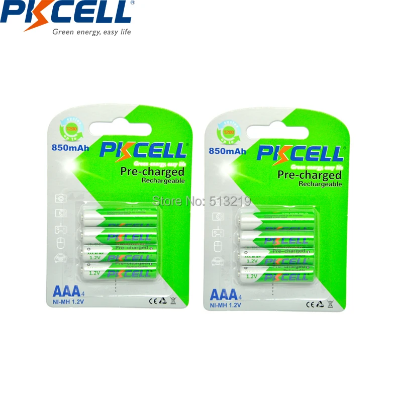 

8pcs/2pack AAA Battery Ni-MH LSD Pre-charged aaa Rechargeable Batteries 850mAh 1.2V for Digital camera portable video game