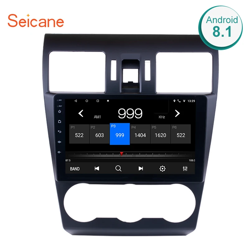 

Seicane Android 8.1 9"GPS Navigation Car Radio Audio Multimedia Player Head Unit For 2015 Subaru Forester support 3G Bluetooth