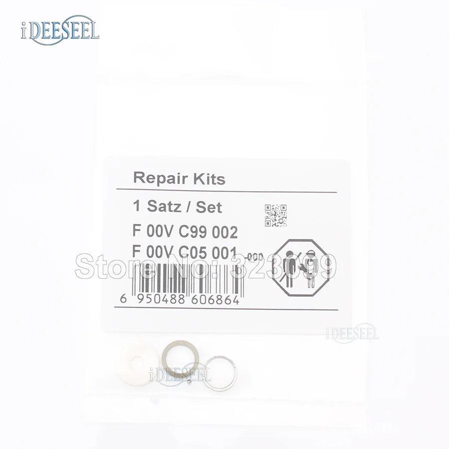 

Injector Gasket Kit F 00V C99 002 F 00V C05 001 O-Ring Rubber Gasket Shim F00VC99002 F00VC05001 Ball 1.34mm O-Ring antirust