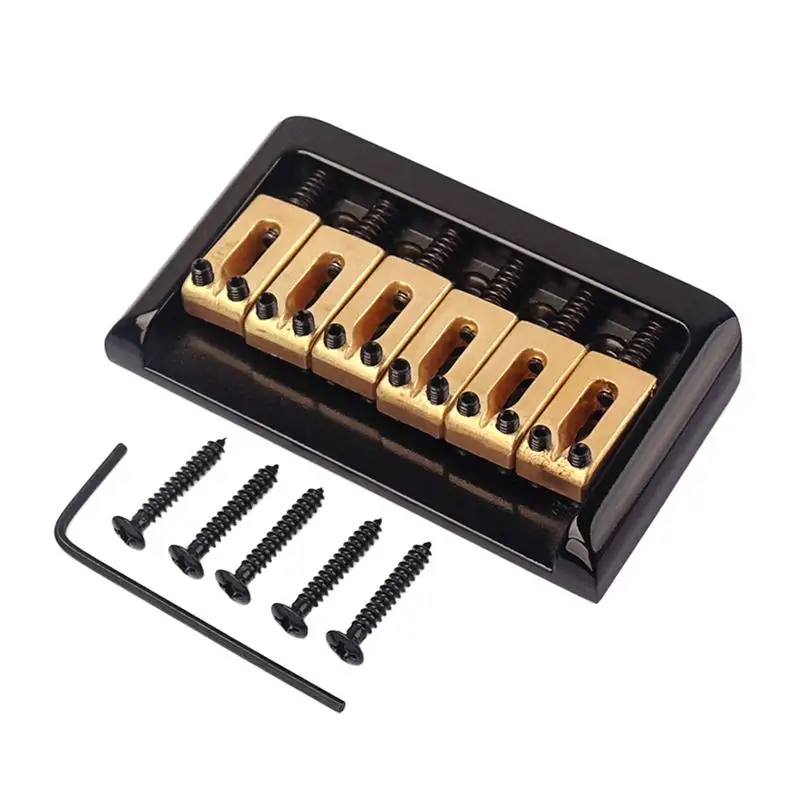 

1pc 6 String Hard-tail Fixed Bridge Set for Fender Strat ST Stratocaster Electric Guitar Replacement Parts
