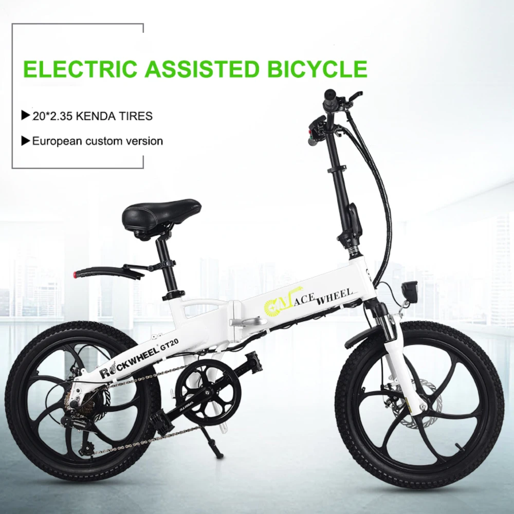 Excellent 20 Inch Lithium Battery Electric Bicycle 48v10ah Hidden Under 350 W Motor High Speed Folding Electric Bicycle Without Eu Tax 2