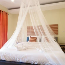 Htovila Универсальный Белый купол москитная сетка легкая установка подвесная кровать навес сетка для одного до большого размера кроватки