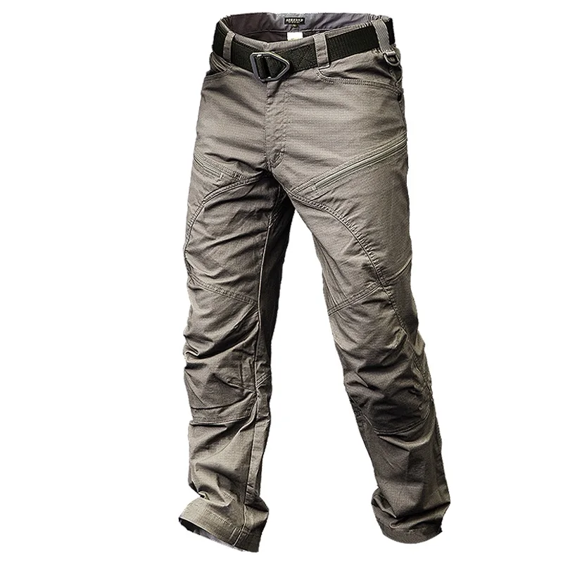 Военные тактические брюки карго для мужчин спецназ армейские боевые брюки SWAT водонепроницаемые большие Брюки с карманами