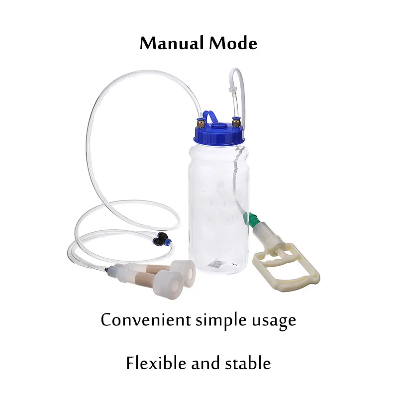 3L корова/овца Электрический доильный аппарат корова; Коза; овца доя одиночный вакуумный насос ведро Еда уровень безопасности Пластик Доильная машина