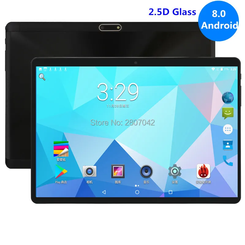 

10" Google Ultra Slim Tablet PC 4GB RAM 64GB ROM Octa Core 8MP Cameras Dual SIM Card Slots Bluetooth 1280X800 2.5D IPS Screen