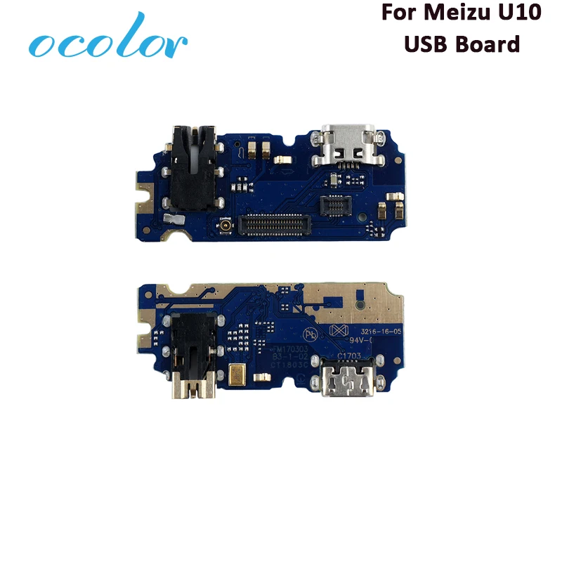 Ocolor для Meizu U10 USB зарядная плата 100% Новинка запасные части разъем высокое качество