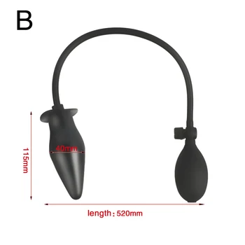 Inflatable Huge Dildo Penis for women Sex Shop Adult Products Big Butt Plug Huge Inflatable Dildo Anal Plug Sex Toys For Women 6