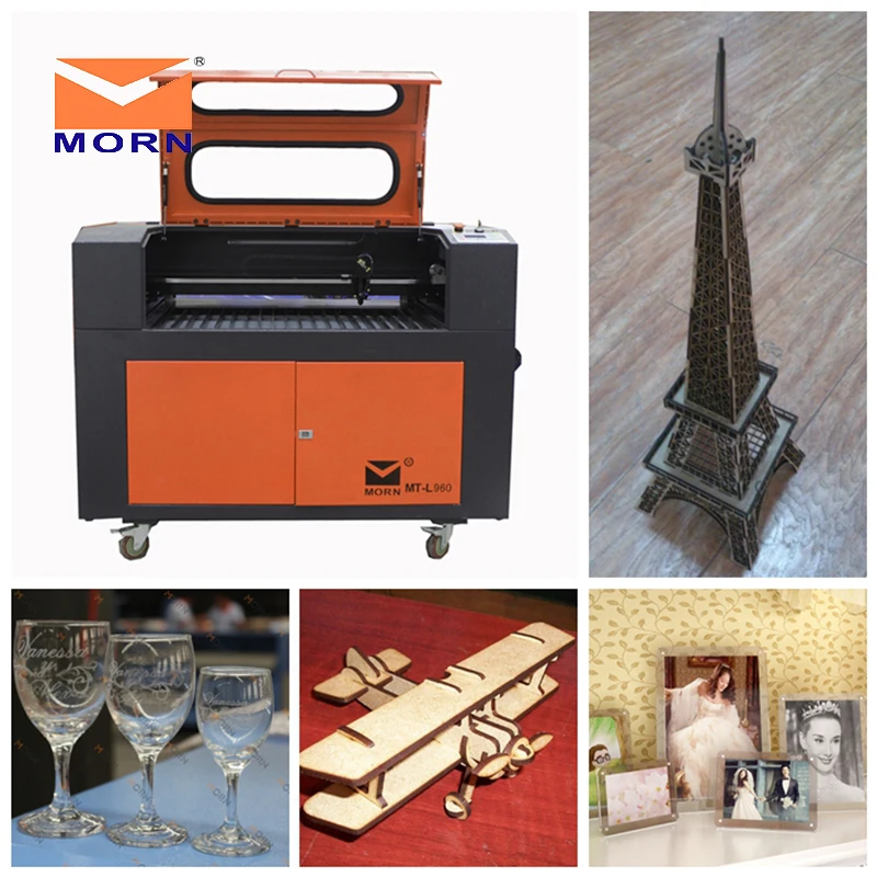 

MORN CNC 60w 80w co2 laser engraving machine laser cutting machine for nonmetal materials 5070