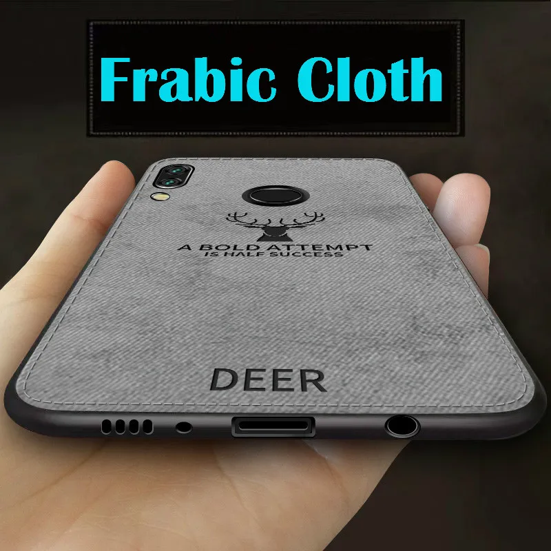 

Retro Frabic Cloth Case For Huawei P Smart Plus P30 P20 Y6 Y7 Pro Y5 Y9 2019 Mate20 Lite Honor 20i 10i 8S 8A 8X 8C Cover Shells