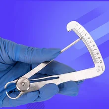 Треугольный штангенциркуль механик измерительные инструменты толщина автоклавируемый хирургический из нержавеющей стали Стоматологическая линейка внутренняя коронка датчик металла