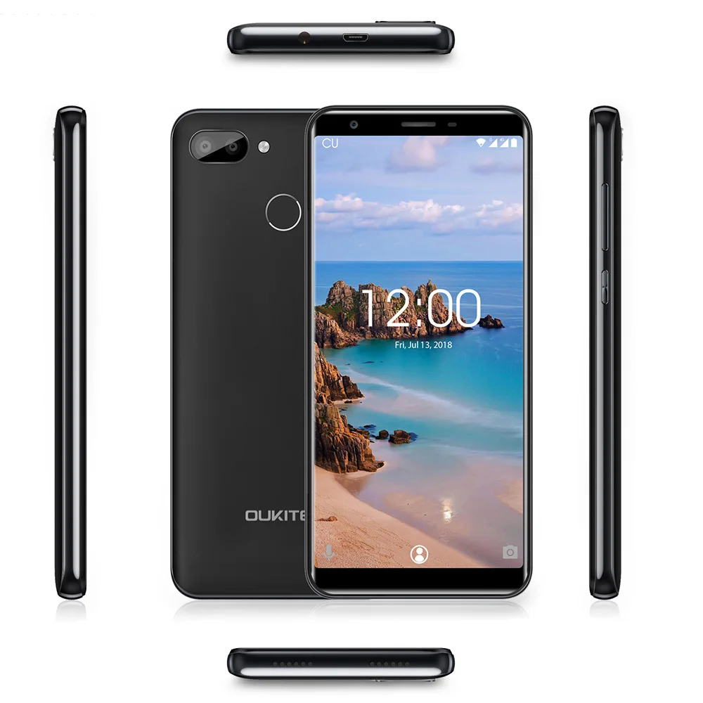Оригинальный мобильный телефон OUKITEL C11 Pro 5 дюймов 18:9 Android 8 1 четырехъядерный 3 ГБ